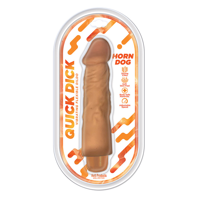 Quick Dick Horn Dog Dildo – Realistic Canine-Themed Adult Toy | Firm & Flexible Silicone | Fantasy Play for Men & Women